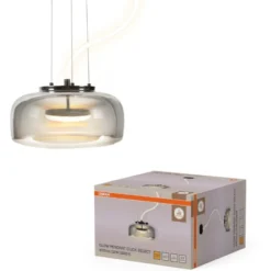 Osram Decor Glow pendel, røgfarvet