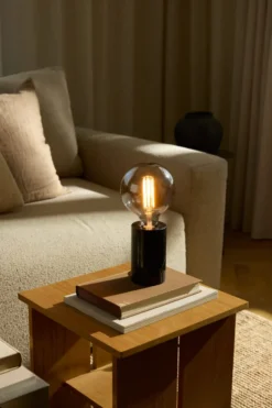 Osram Decor Marble bordlampefod, sort