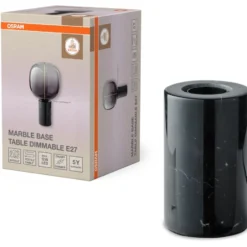 Osram Decor Marble bordlampefod, sort