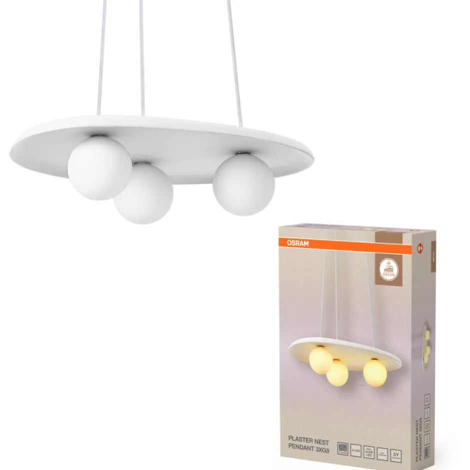 Osram Decor Nest lysekrone, hvit