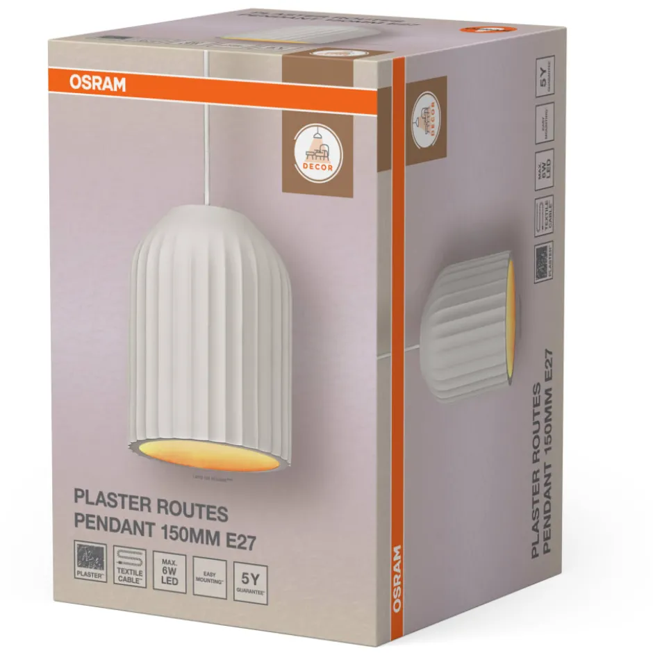 Osram Decor Plaster Routes pendel, 15 cm
