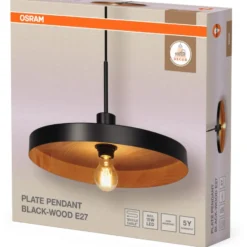 Osram Decor Plate pendel, træ