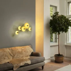 Osram Decor Plissee væglampe, beige