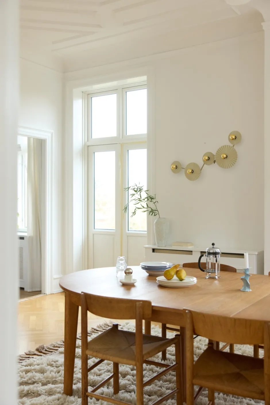 Osram Decor Plissee væglampe, beige