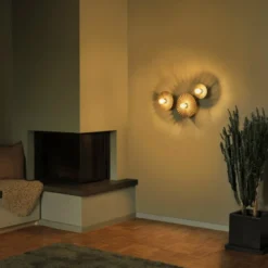 Osram Decor Plissee væglampe, grå