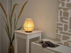 Osram Decor Stripes bordlampe, beige