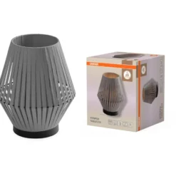 Osram Decor Stripes bordlampe, grå