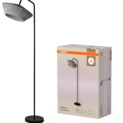Osram Decor Stripes gulvlampe, grå
