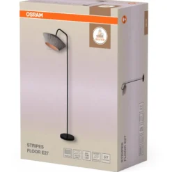 Osram Decor Stripes gulvlampe, grå