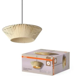 Osram Decor Stripes pendel, beige, Ø40 cm
