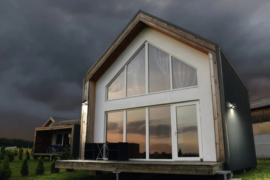 Osram Endura Flood Butterfly solcelle væglampe med sensor