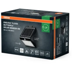 Osram Endura Flood Butterfly solcelle væglampe med sensor