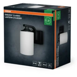 Osram Endura Lantern udendørs væglampe, sort