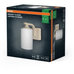 Osram Endura Lantern udendørs væglampe, træ