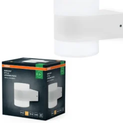 Osram Endura udendørs væglampe, hvid
