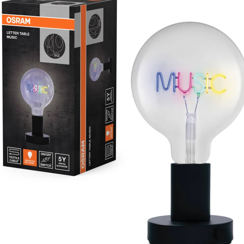 Osram Letter Music bordlampe