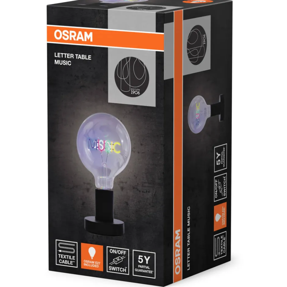 Osram Letter Music bordlampe
