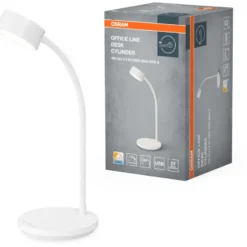 Osram Office Cylinder skrivebordslampe, hvid