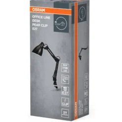 Osram Office klemmelampe, sort