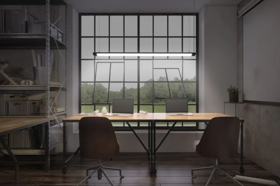Osram Office Slab langbordspendel, sort