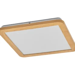 Osram Orbis Disc loftlampe, 3000-4000K, 22W, træ