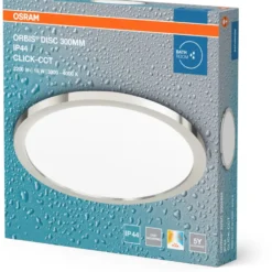 Osram Orbis Disc plafond, 3000-4000K, 18W, krom