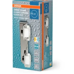 Osram Orbis Flame spejllampe, 3000-4000K, krom, 30 cm