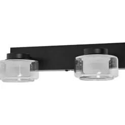 Osram Orbis Flame spejllampe, 3000-4000K, sort, 30 cm