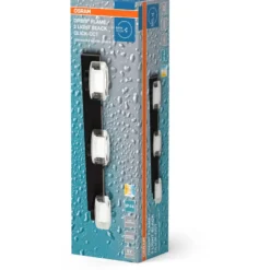 Osram Orbis Flame spejllampe, 3000-4000K, sort, 50 cm
