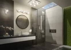 Osram Orbis Flame væglampe, 3000-4000K, hvid