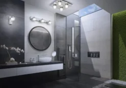 Osram Orbis Flame væglampe, 3000-4000K, krom
