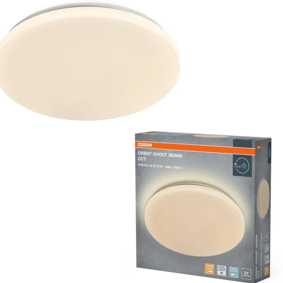 Osram Orbis Ghost plafond, Ø38 cm