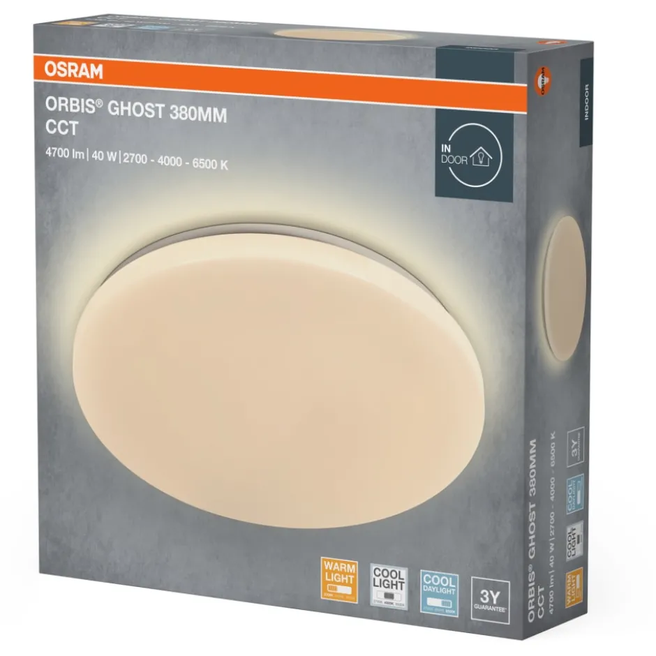 Osram Orbis Ghost plafond, Ø38 cm