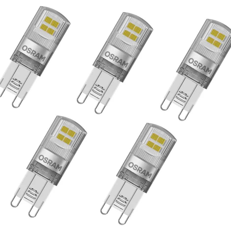 Osram Parathom G9 stiftpære, 2700K, 1,9W, 5-pak