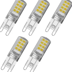 Osram Parathom G9 stiftpære, 2700K, 2,6W, 5-pak