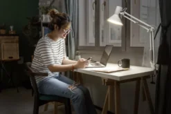 Osram Retro Clip klemmelampe, hvid