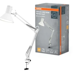 Osram Retro Clip klemmelampe, hvid