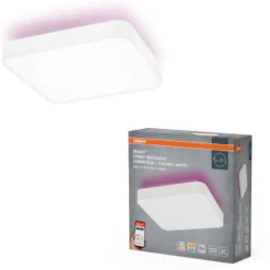 Osram Smart+ Wifi Backlight plafond, farveskift + hvid, 35x35 cm, hvid