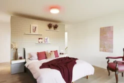 Osram Smart+ Wifi Backlight plafond, farveskift + hvid, Ø35 cm, hvid