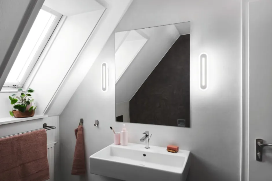 Osram Smart+ Wifi Bath spejllampe, justerbar hvid, 30 cm