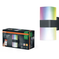 Osram Smart+ Wifi Cube udendørs væglampe, farveskift + hvid
