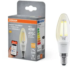Osram Smart+ Wifi E14 kertepære, 2700K, 4W