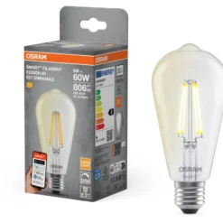 Osram Smart+ Wifi E27 kertepære, 2700K, 6W