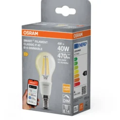 Osram Smart+ Wifi E14 kronepære, 2700K, 4W