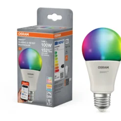 Osram Smart+ Wifi E27 standardpære, farveskift, 14W