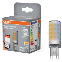 Osram Smart+ Wifi G9 stiftpære, 2700K-6500K, 3,5W