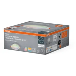 Osram Smart+ Wifi indbygningsspot, farveskift, Ø17 cm