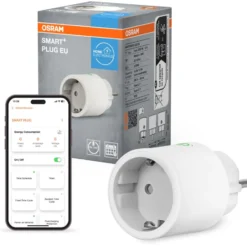 Osram Smart+ Wifi Matter stikprop med energimåler, hvid