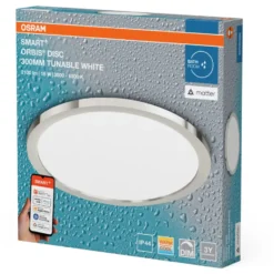 Osram Smart+ Wifi Orbis Disc plafond, justerbar hvid, Ø30 cm