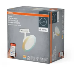 Osram Smart+ Wifi Tracklight Circle skinnespot, justerbar hvid, hvid